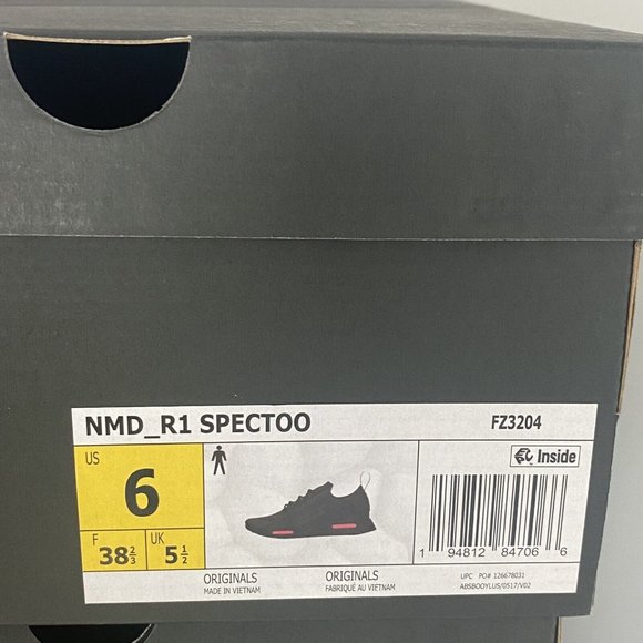 Adidas NMD R1 Spectoo NASA Black Boost Low Top Running - Picture 8 of 10
